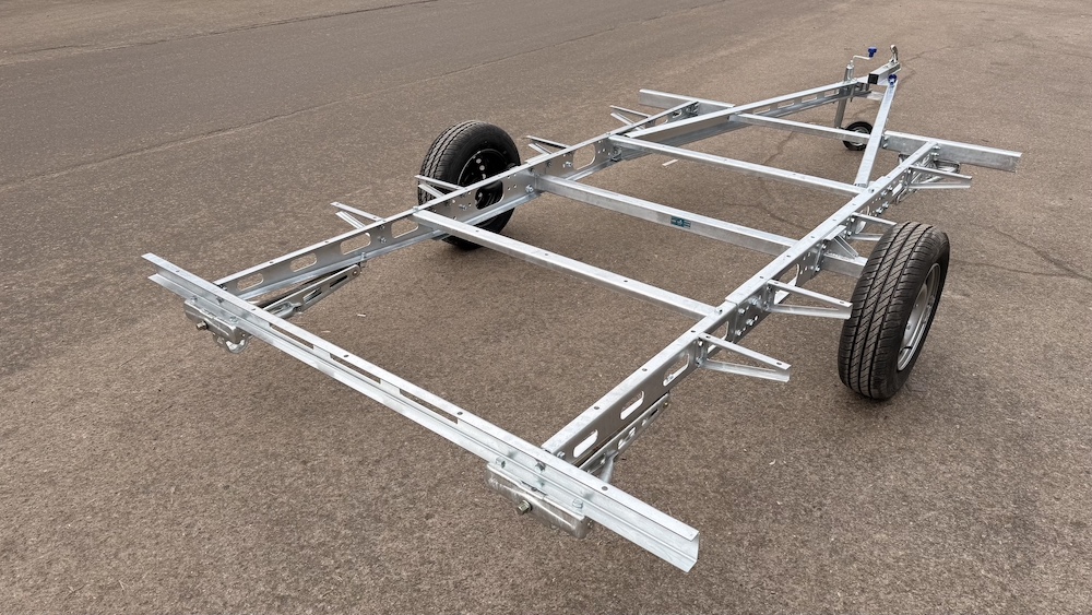 Облегчённое болтовое шасси для прицепов до 3500 кг